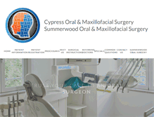 Tablet Screenshot of cypressoralsurgery.com